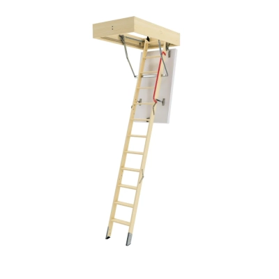 Schody strychowe FAKRO LWE Energy Efficient 80x120 cm - wysokość do 280 cm